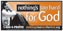 Nothing's Too Hard for God Window Decal