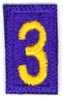 Miniature Outpost Numeral 3