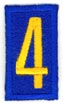 Miniature Outpost Numeral 4