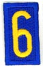 Miniature Outpost Numeral 6