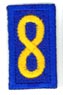 Miniature Outpost Numeral 8