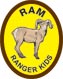 ranger Kids Advancement Patch - Ram