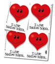 I Love Sunday School Postcard