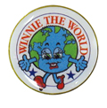 Winnie the World Pin