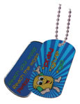 Pray, Give, Go Dog Tag 